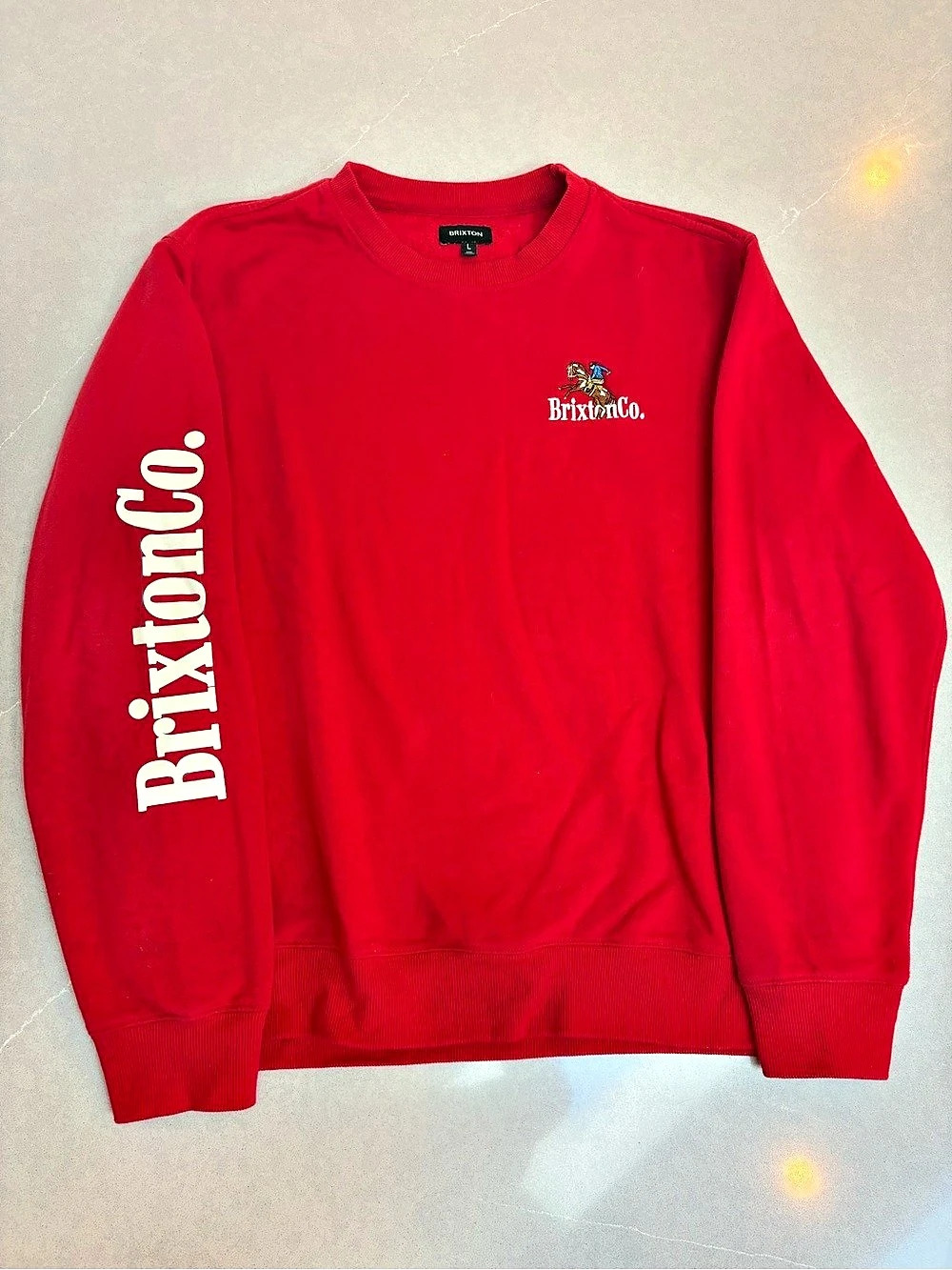 Brixton Embroidered Cowboy Crew